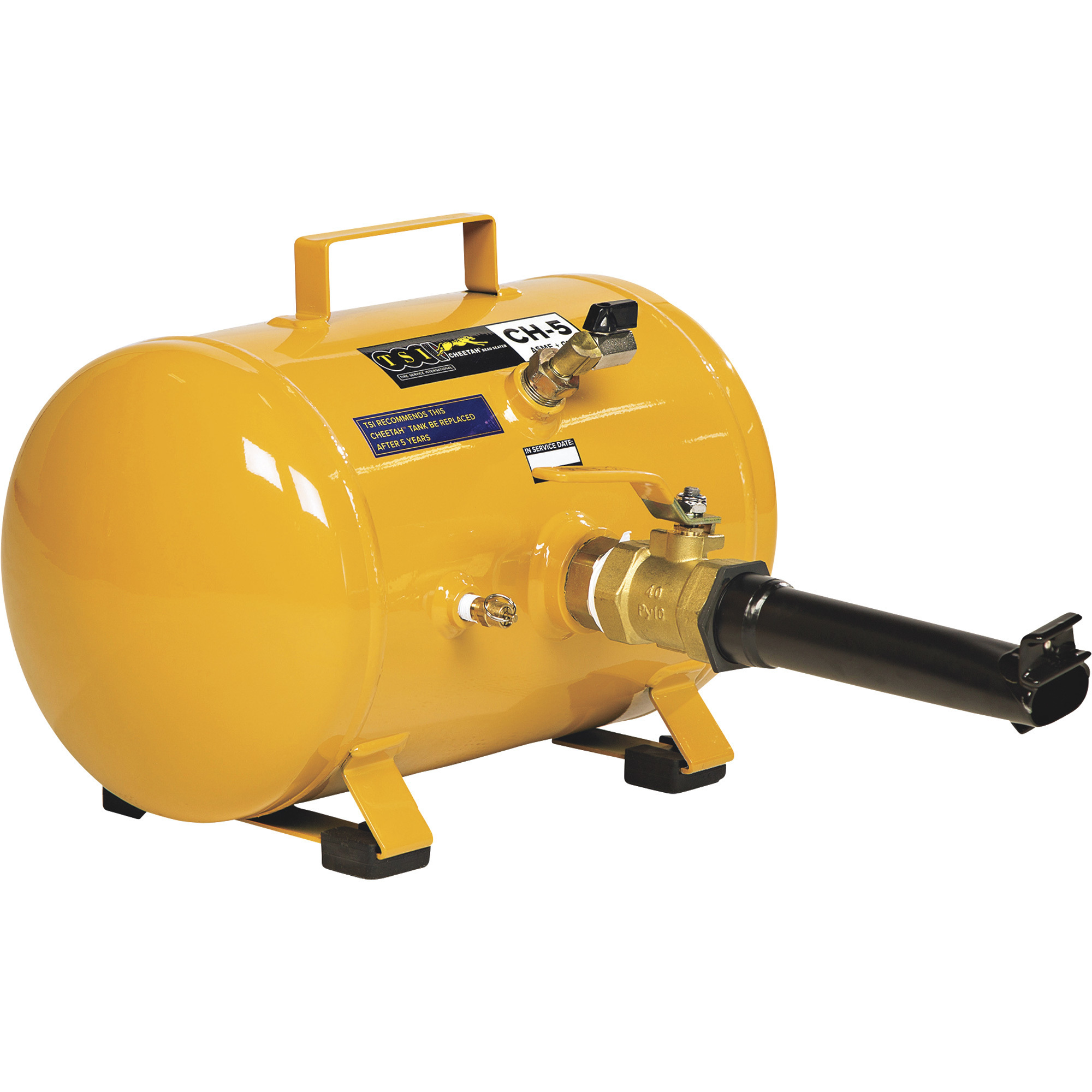 TSI Cheetah 5-Gallon Tire Air Bead Seater, Steel Tank, Model# CH-5